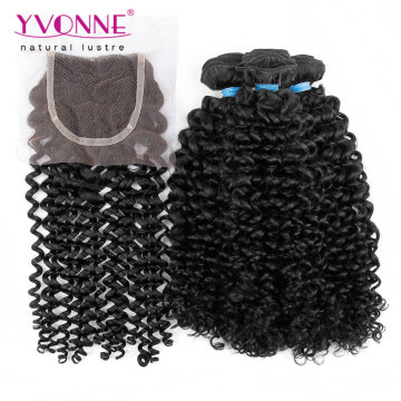 Brazilian Curly Virgin Hair with Closure